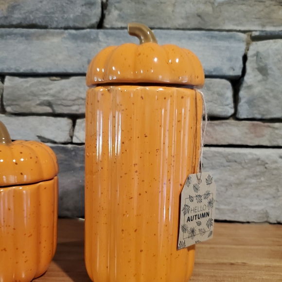 Pumpkin Canisters-NWT - Picture 3 of 8